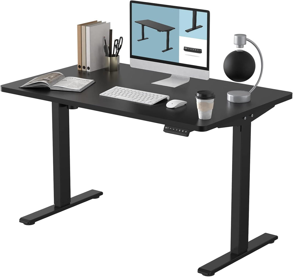 Electric Height Adjustable Standing Desk 48 x 24 Inches White B926