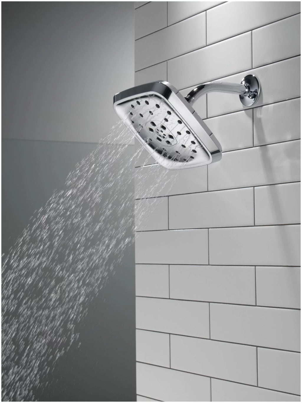 Square 1.75 GPM Multi Function Rain Shower Head T87710