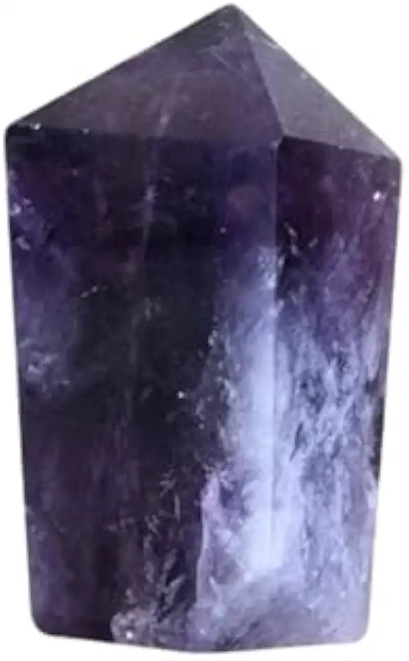 Amethyst Gemstone Tower Crystal Decor 60G E182