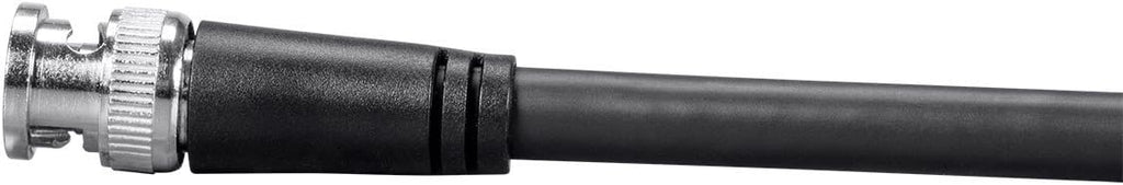 25 Feet Black RG6 BNC Cable K1238