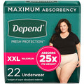 Disposable Maximum Blush Medium Adult Incontinence Underwear for Women, 30 Count S84603