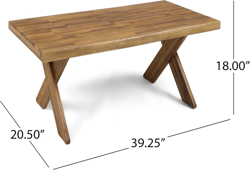 Acacia Wood Coffee Table A254