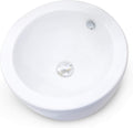 18 Inch Round Ceramic Vessel Sink with Overflow P908
