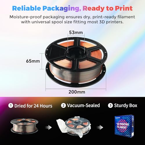 Silk PLA Filament 1.75mm 1kg Spool T170206