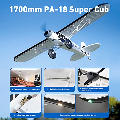 1700MM Piper PA-18 Super CUB Remote Control Airplane PNP J463