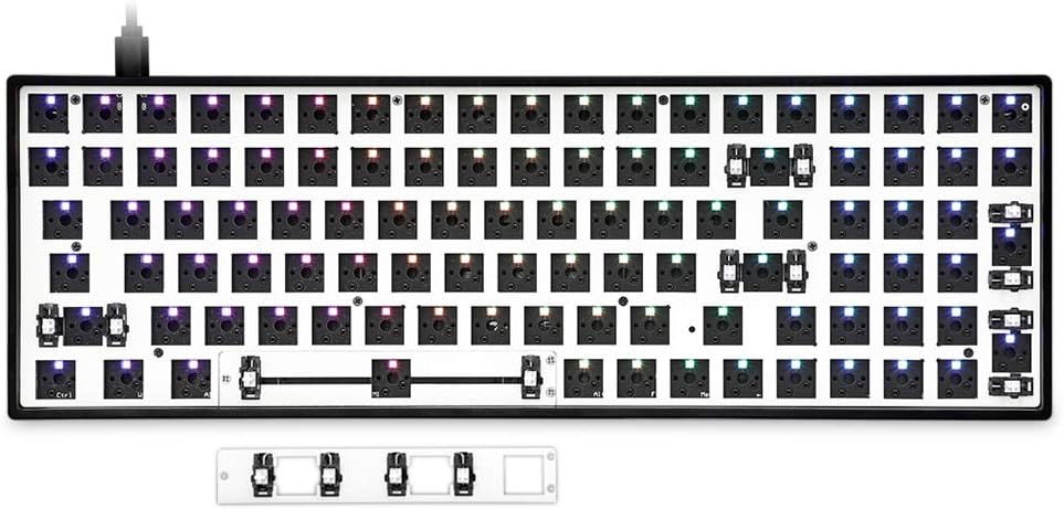 White Hotswap 60% Keyboard DIY Kit N305
