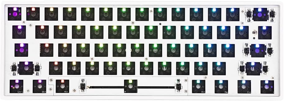 White Hotswap 60% Keyboard DIY Kit N305