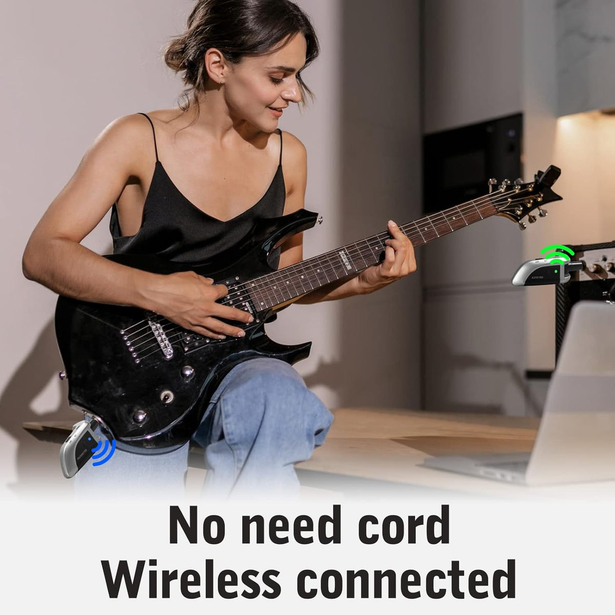 Wireless Guitar System with Charging Case K62938