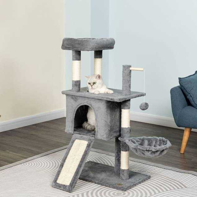 38in Three Level Cat Tree Tower Q1445