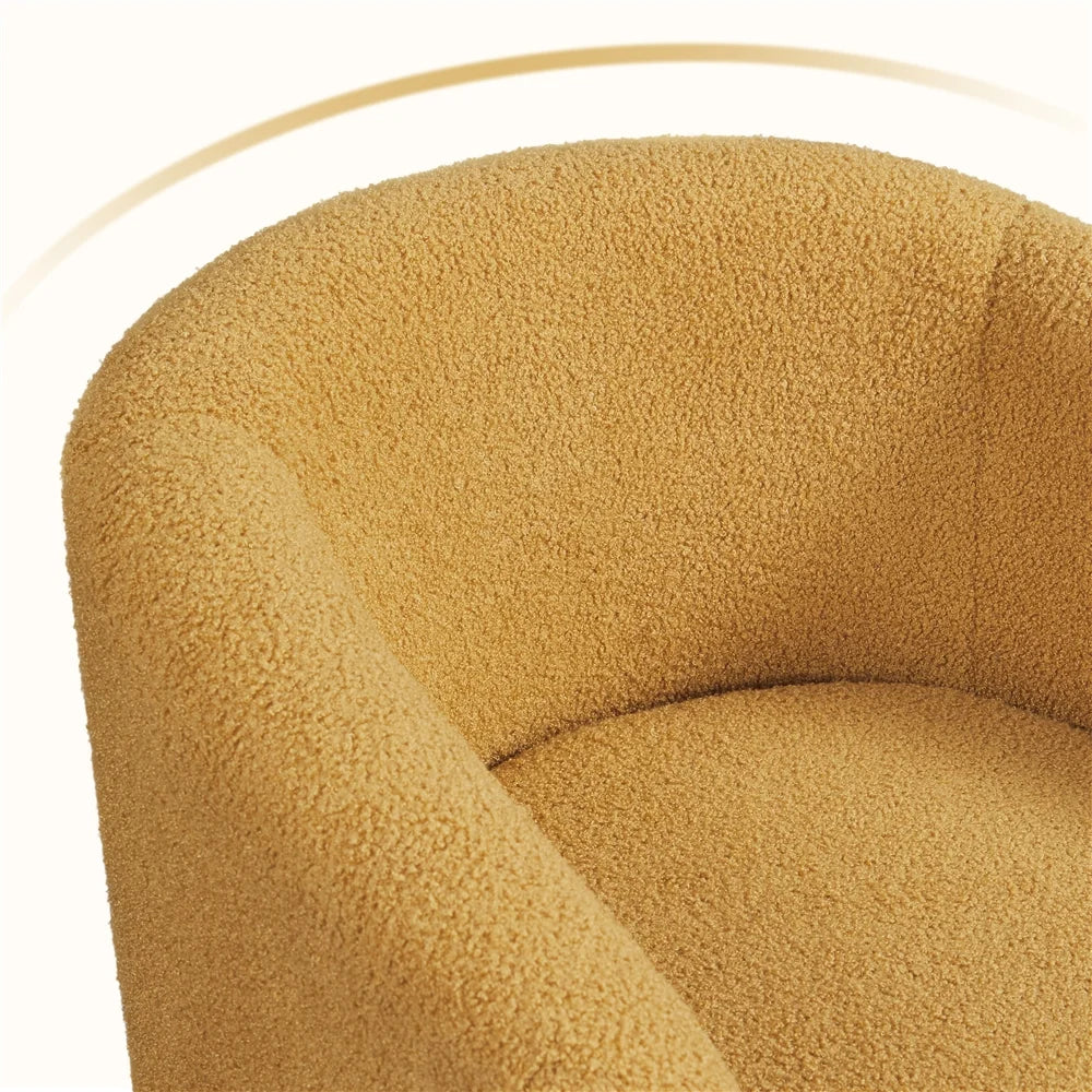 Mustard Yellow Upholstered Accent Chair W762688