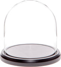 5.5" x 5.5" Glass Display Dome Cloche (Black Wood Base) I710367