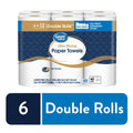 (4 pack) Ultra Strong Paper Towels, 6 Double Rolls V215