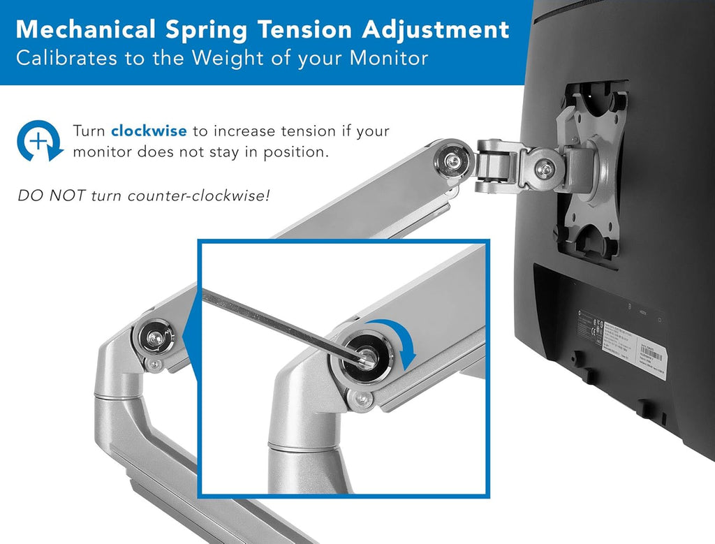 Dual Monitor Arm Mount Desk Stand with USB Ports F483422