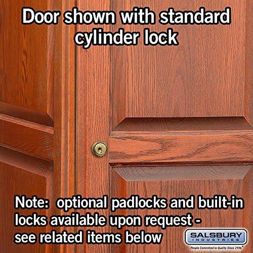 Solid Oak Executive Wood Locker Single Tier D1272