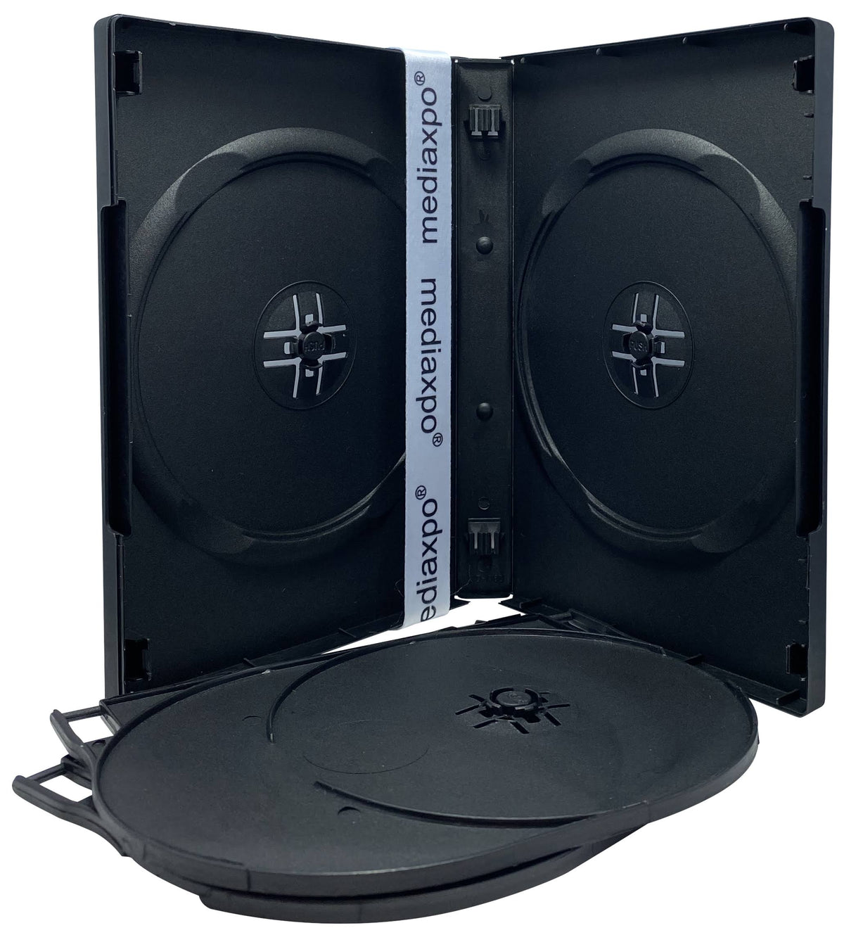 Black 6 Disc DVD Cases M685