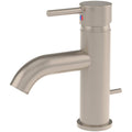 Single Hole Single-Handle Bathroom Faucet in Satin Nickel U8542