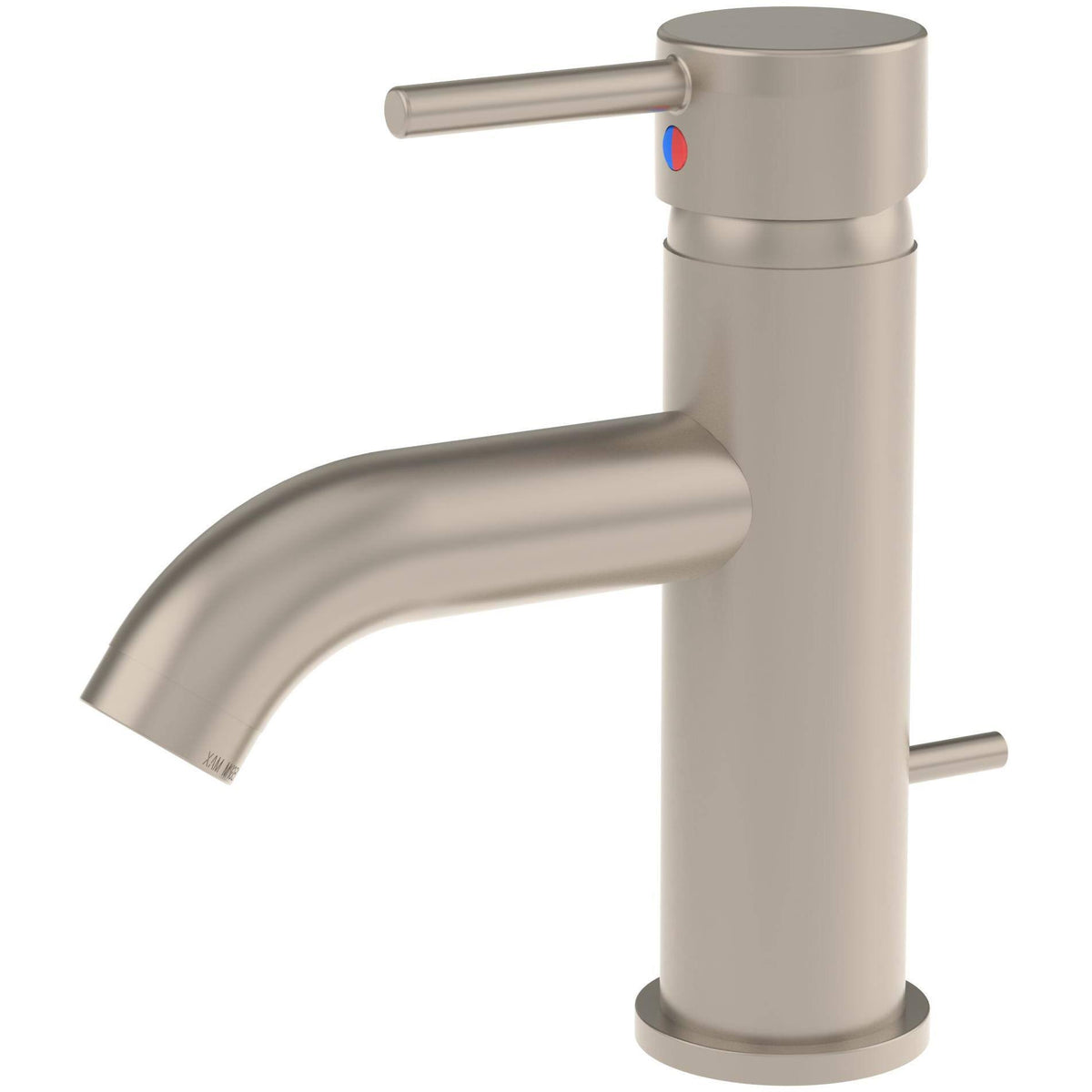 Single Hole Single-Handle Bathroom Faucet in Satin Nickel U8542