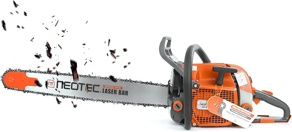 72cc Gas Chainsaw with NGK Spark Plug, 24 Inch Bar Q594