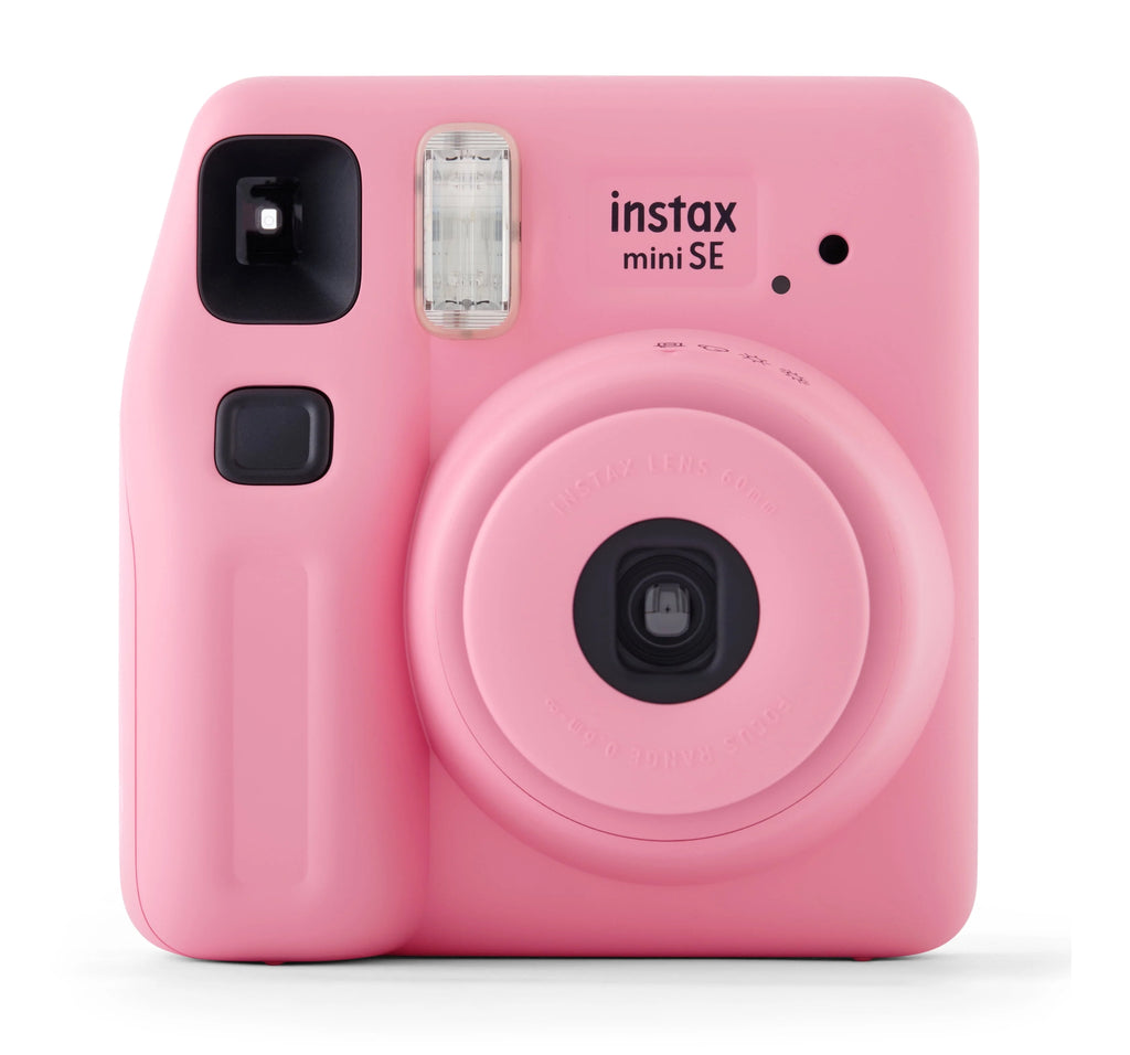 Pink Instant Camera with 10 Pack Mini Film D4833