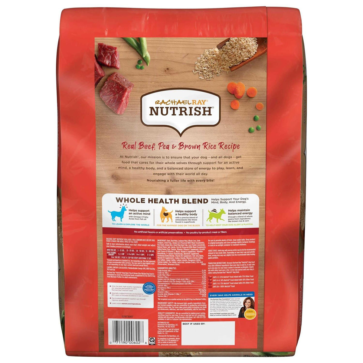 Real Beef Pea & Brown Rice Dry Dog Food Y1092