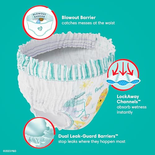Size 5 Pull-On Disposable Diapers 128 Count K812