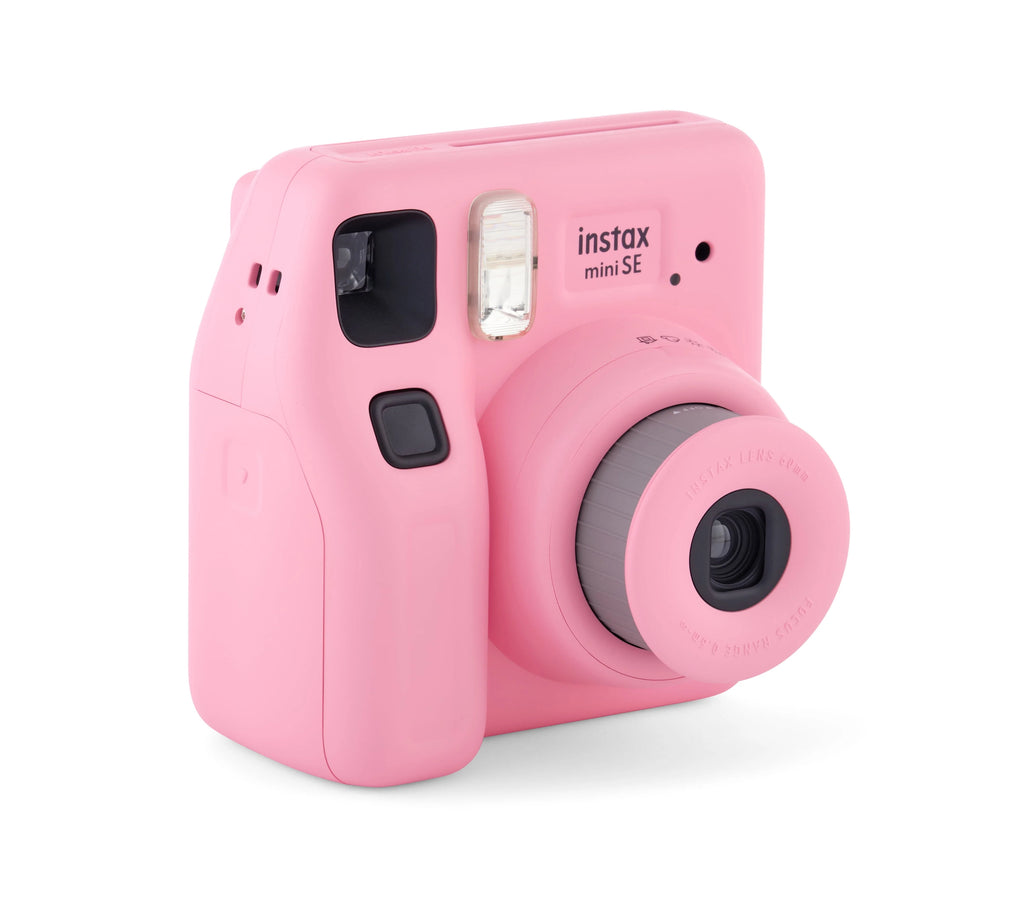 Pink Instant Camera with 10 Pack Mini Film D4833