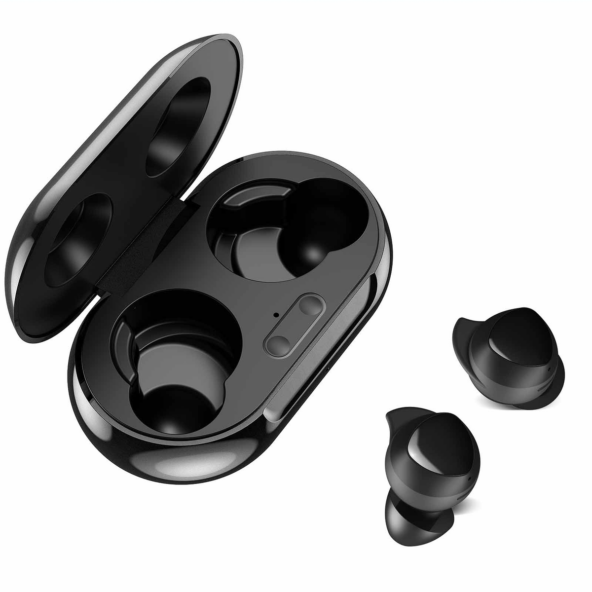 Black True Wireless Earbuds with Active Noise Cancelling F874490