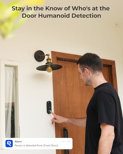 2K PoE Video Doorbell Camera with Chime L336137