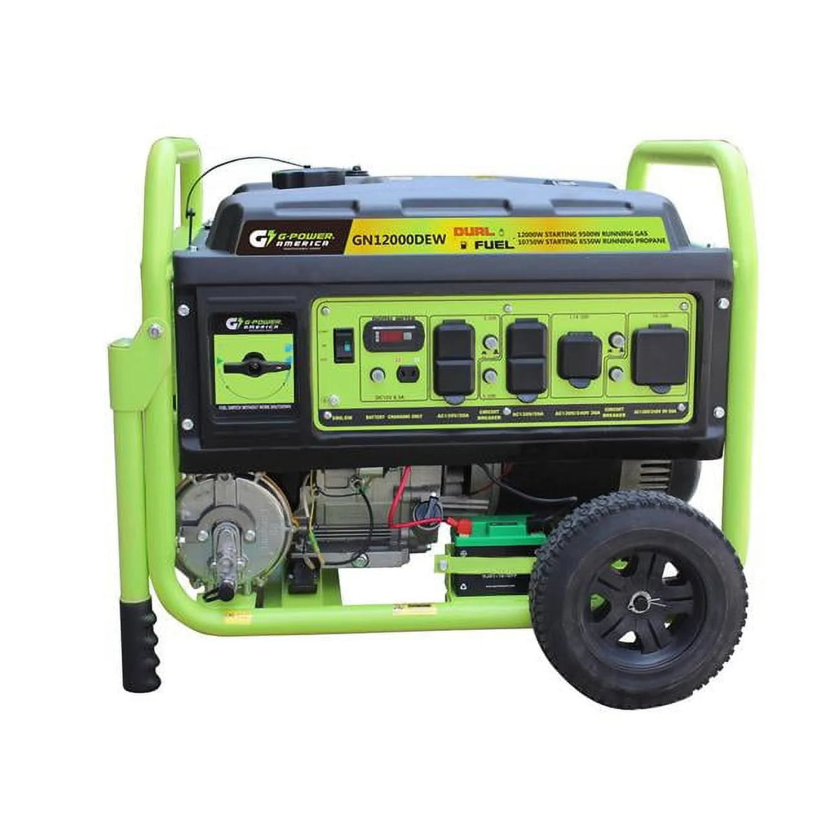 12000W Dual Fuel Portable Generator with 479cc 18-HP Engine H427453