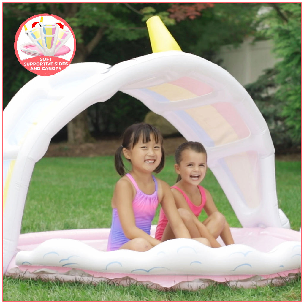 Rainbow Unicorn Sprinkler and Splash Pad 5.5' L8217