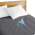 Twin XL Gray Waterproof Mattress Protector Y2377