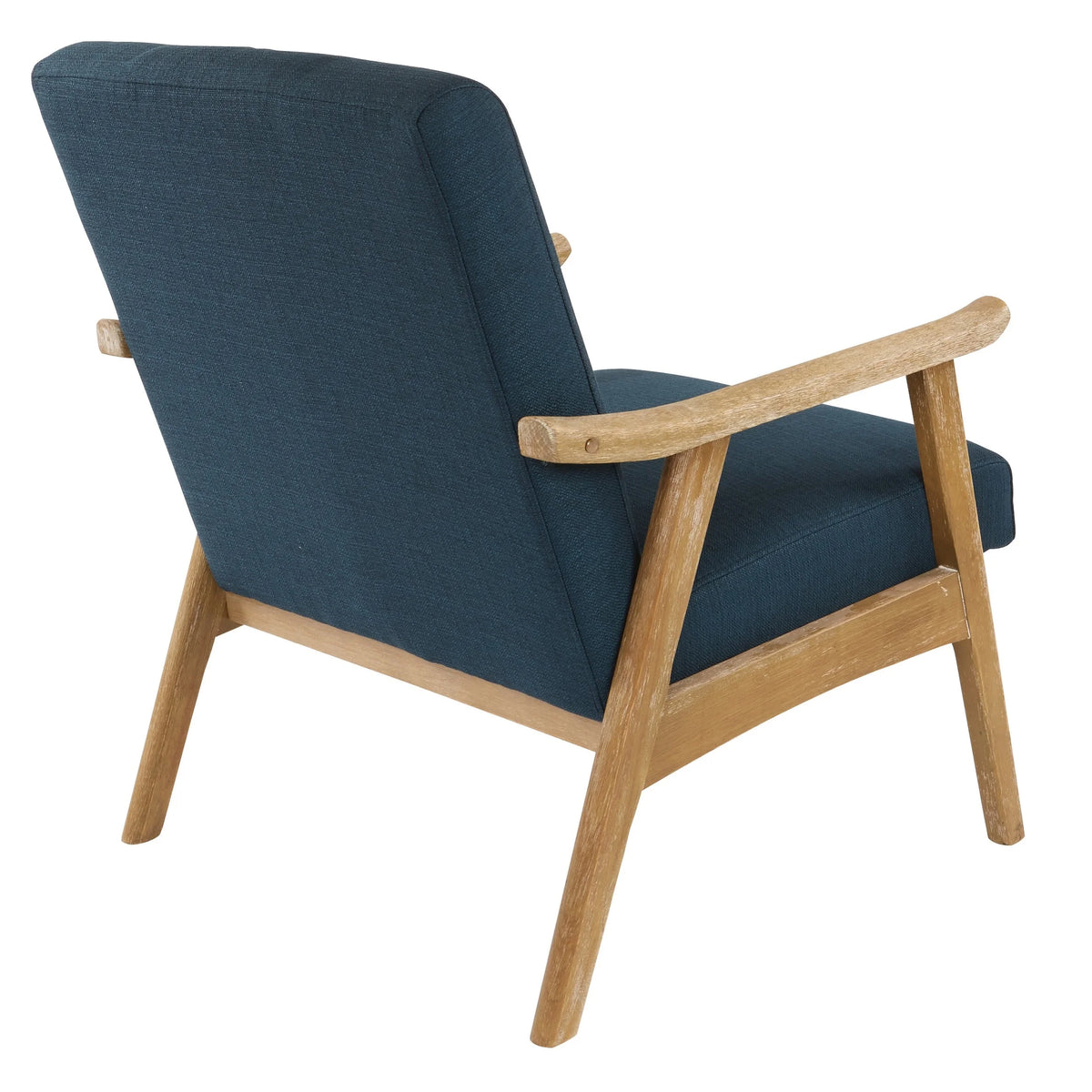 Navy Fabric Armchair X449