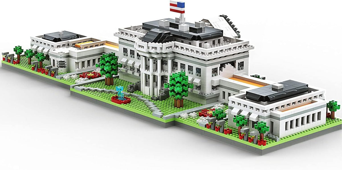 Micro Mini Blocks White House Model Set 3000 Pieces Building Architecture Toys U256