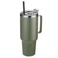 40 oz Stainless Steel Vacuum Insulated Tumbler with Handle (Black, 1) J99561