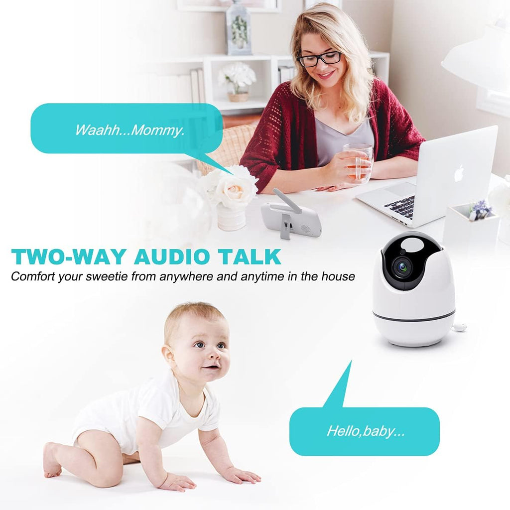 Video Baby Monitor with Camera and Audio 720P HD 5.5 Display Q5840