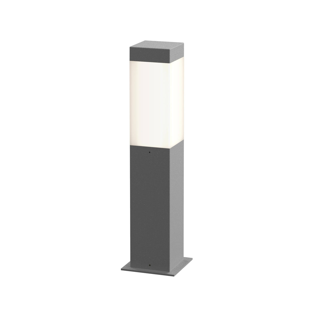 Textured Gray LED Bollard Q6639