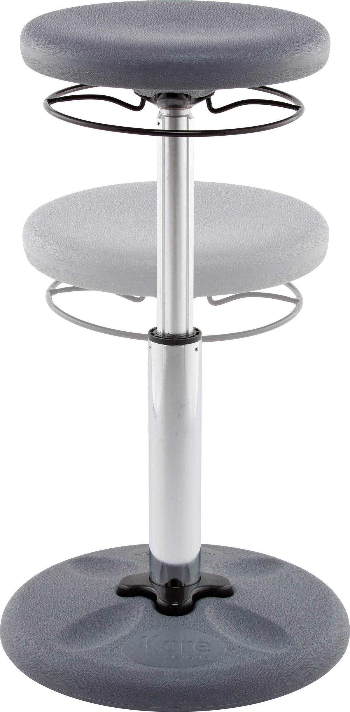 Grey Adjustable Wobble Chair U296086