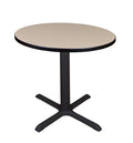 Beige Round Breakroom Table D163