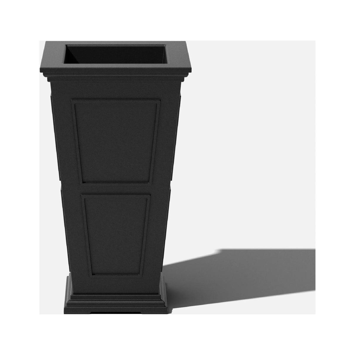 Black 28" Plastic Planter U656