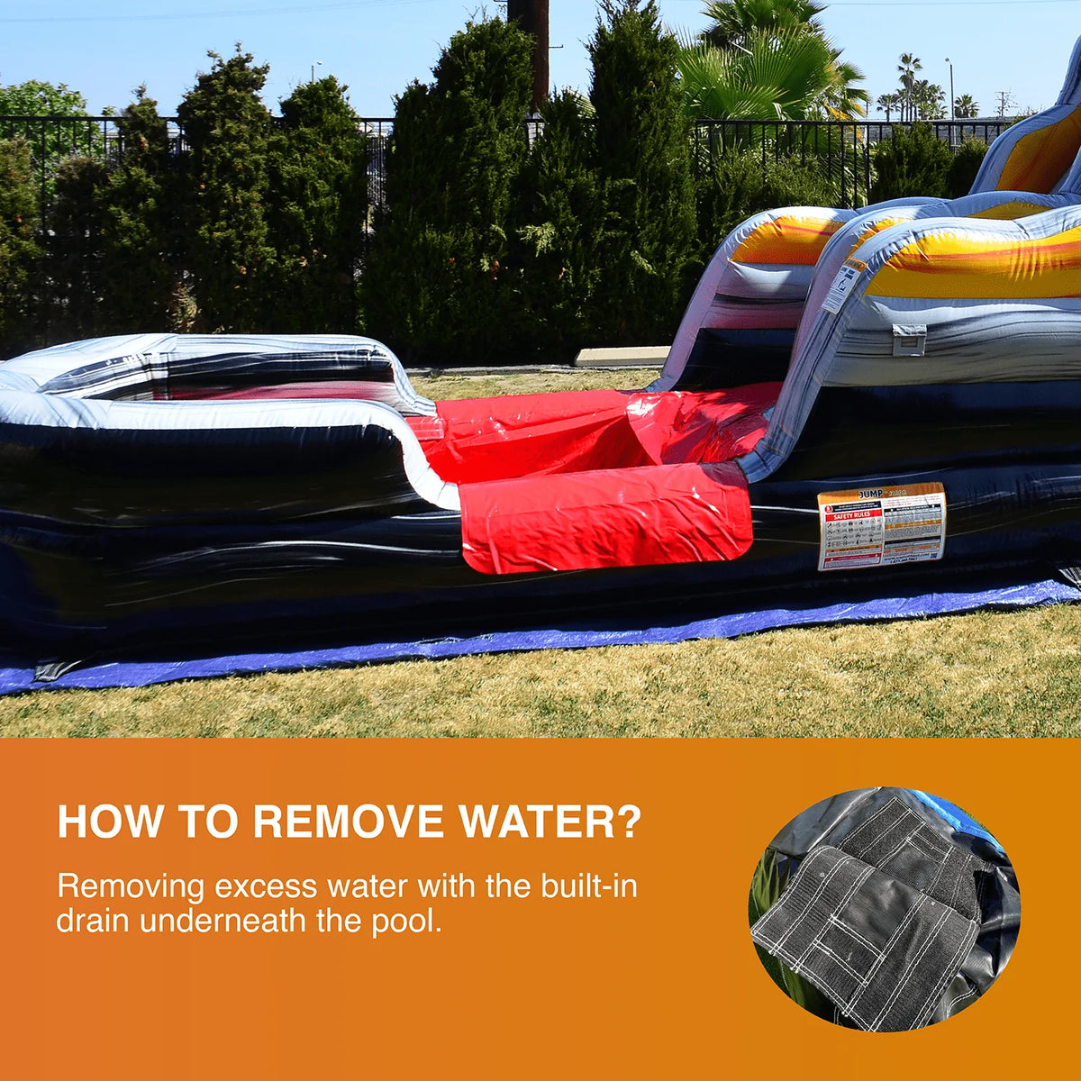 Commercial Grade Inflatable Water Slide with Splash Pool A765
