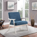 Navy Fabric Armchair X449
