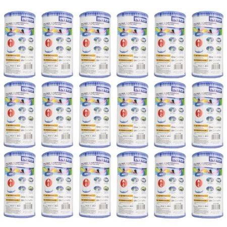 18 Pack Genuine Intex Pool Easy Set Filter Cartridge Type A S458054