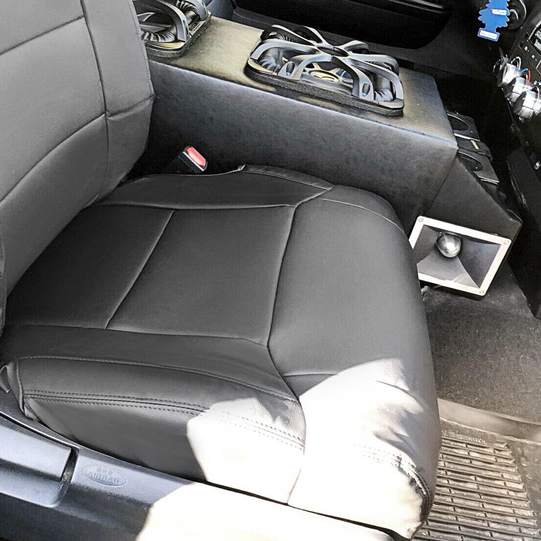 Black Leather Seat Covers V11151
