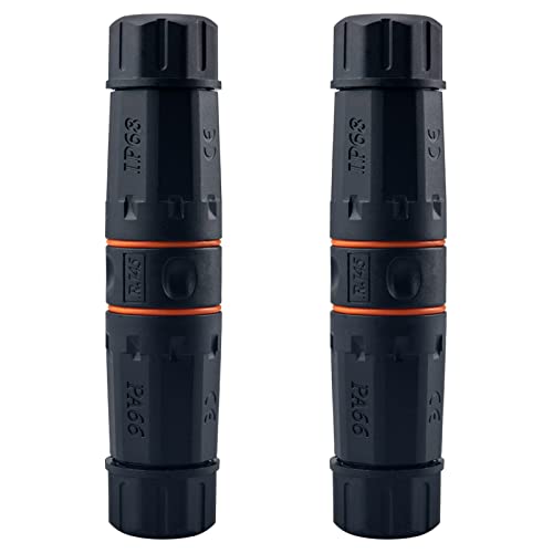 Waterproof CAT6 RJ45 Panel Mount Coupler IP68 Shielded Industrial Ethernet Connector 2PACK A66724