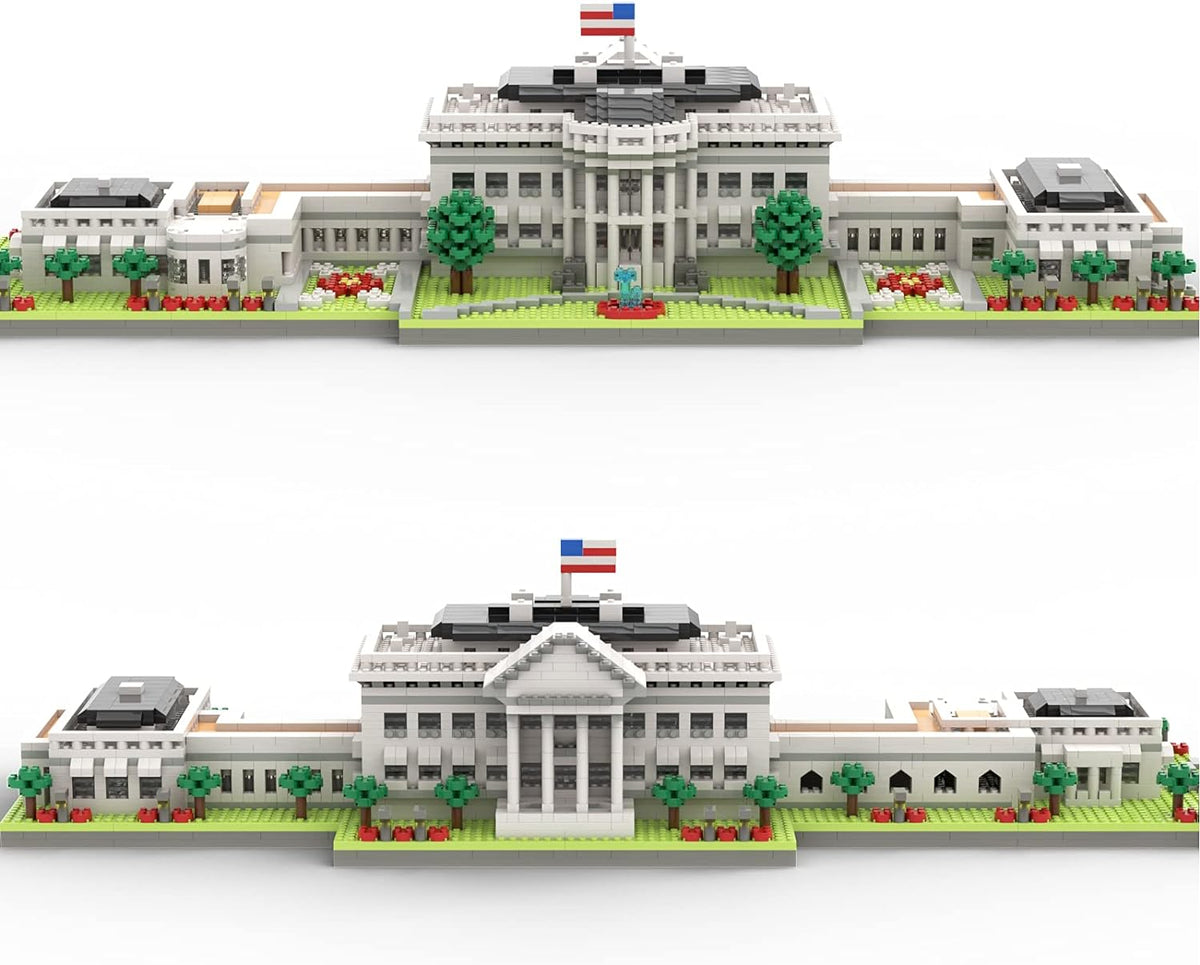 Micro Mini Blocks White House Model Set 3000 Pieces Building Architecture Toys U256