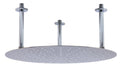 20x22 Round Brushed Solid Stainless Steel Rain Shower Head Q539305