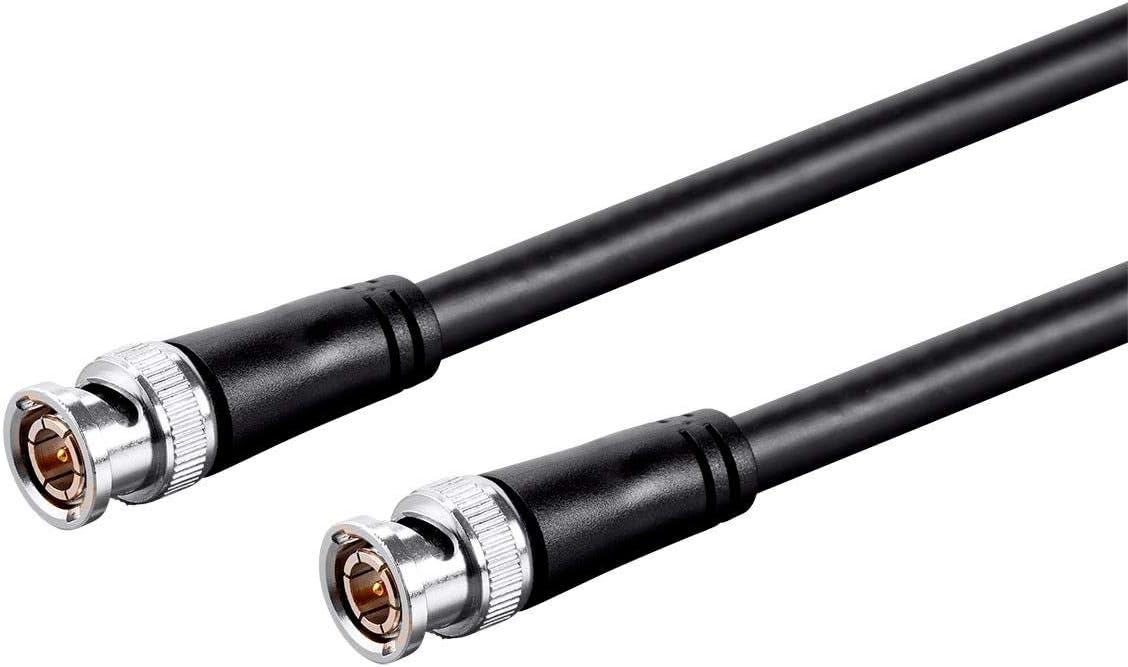 25 Feet Black RG6 BNC Cable K1238