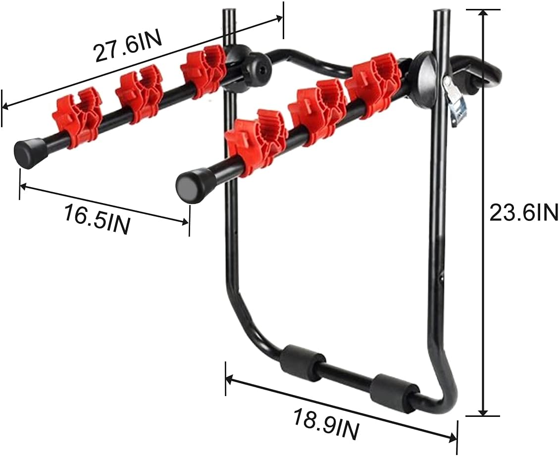 Trunk Mount 3-Bike Carrier Rack Pack of 2 T408257