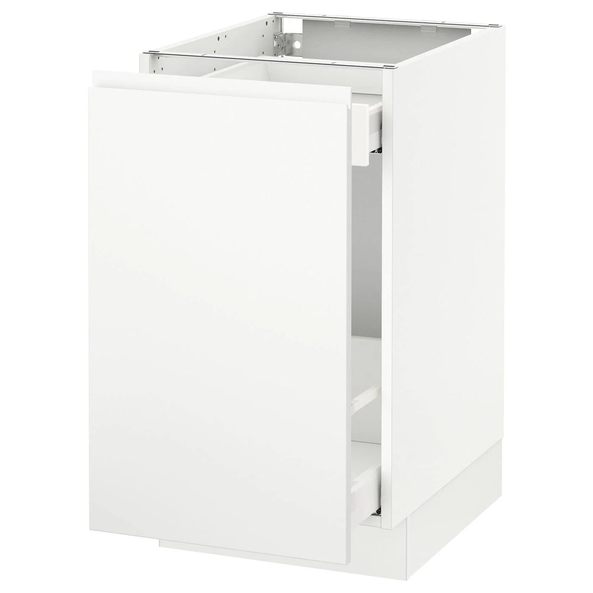 White Base Cabinet with 1 Door T3781