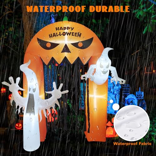 8FT Halloween Inflatable Archway with LED Lights N16888